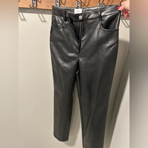New with tag unworn Wilfred Melina Vegan Leather Pant from Aritzia - Tall Size 8
